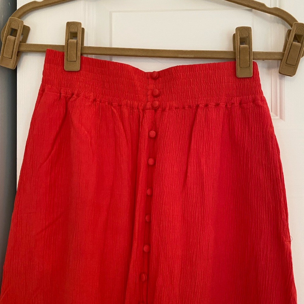 Madewell Coral Maxi Skirt - Picture 2 of 6
